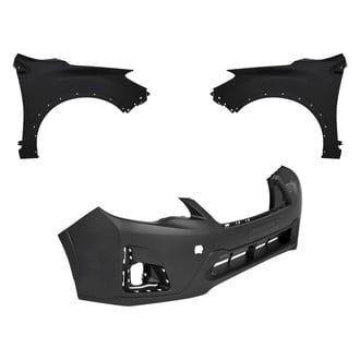 Replace® - 3-Piece (Front Bumper Cover, Driver and Passenger Side Fender) (Standard Line)