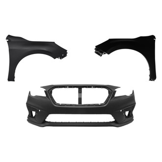 Replace® - 3-Piece (Front Bumper Cover, Driver and Passenger Side Fender) (Standard Line)