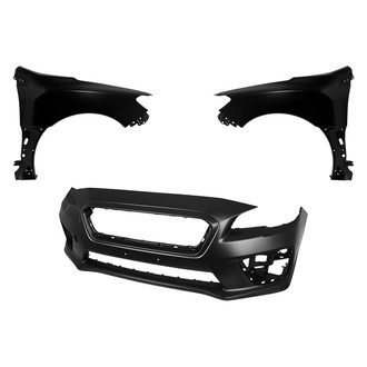 Replace® - 3-Piece (Front Bumper Cover, Driver and Passenger Side Fender) (Standard Line)