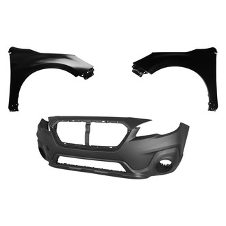 Replace® - 3-Piece (Front Bumper Cover, Driver and Passenger Side Fender) (Standard Line)