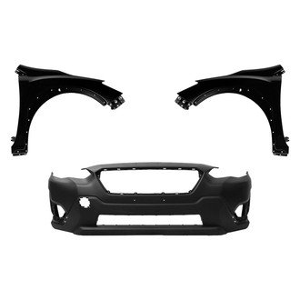Replace® - 3-Piece (Front Bumper Cover, Driver and Passenger Side Fender) (Standard Line)