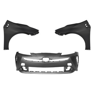 Replace® - 3-Piece (Front Bumper Cover, Driver and Passenger Side Fender) (Standard Line)