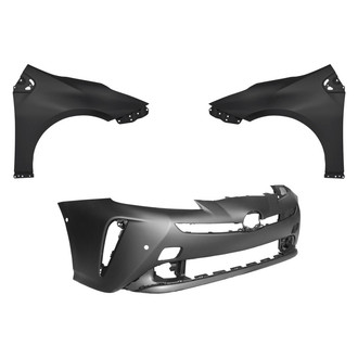 Replace® - 3-Piece (Front Bumper Cover, Driver and Passenger Side Fender) (Standard Line)
