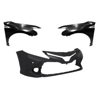 Replace® - 3-Piece (Front Bumper Cover, Driver and Passenger Side Fender) (Standard Line)