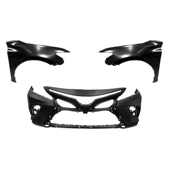 Replace® - 3-Piece (Front Bumper Cover, Driver and Passenger Side Fender) (Standard Line)