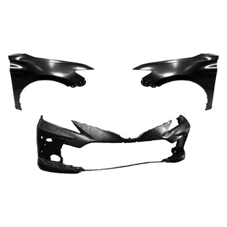 Replace® - 3-Piece (Front Bumper Cover, Driver and Passenger Side Fender) (Standard Line)