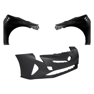 Replace® - 3-Piece (Front Bumper Cover, Driver and Passenger Side Fender) (Standard Line)