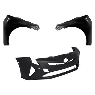 Replace® - 3-Piece (Front Bumper Cover, Driver and Passenger Side Fender) (Standard Line)