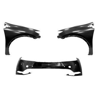 Replace® - 3-Piece (Front Bumper Cover, Driver and Passenger Side Fender) (Standard Line)