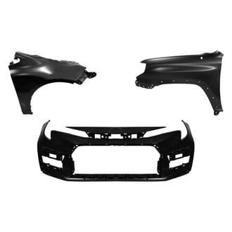 Replace® - 3-Piece (Front Bumper Cover, Driver and Passenger Side Fender) (Standard Line)