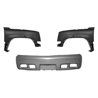 Replace® - 3-Piece (Front Bumper Cover, Driver and Passenger Side Fender) (Standard Line)
