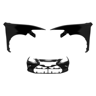Replace® - 3-Piece (Front Bumper Cover, Driver and Passenger Side Fender) (CAPA Certified)