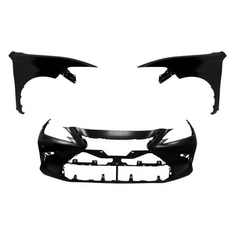 Replace® - 3-Piece (Front Bumper Cover, Driver and Passenger Side Fender) (CAPA Certified)