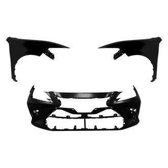 Replace® - 3-Piece (Front Bumper Cover, Driver and Passenger Side Fender) (CAPA Certified)