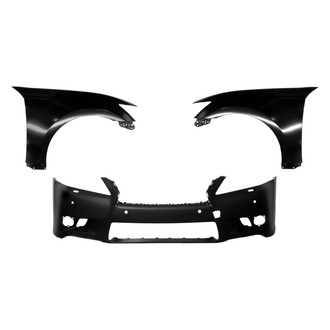 Replace® - 3-Piece (Front Bumper Cover, Driver and Passenger Side Fender) (CAPA Certified)