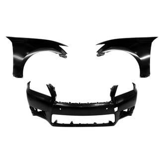Replace® - 3-Piece (Front Bumper Cover, Driver and Passenger Side Fender) (CAPA Certified)