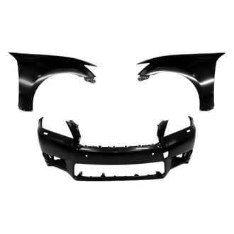 Replace® - 3-Piece (Front Bumper Cover, Driver and Passenger Side Fender) (CAPA Certified)
