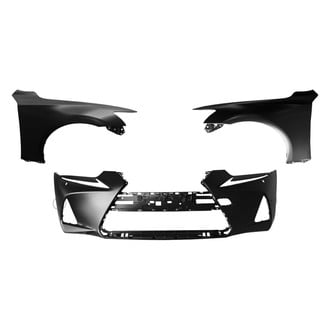 Replace® - 3-Piece (Front Bumper Cover, Driver and Passenger Side Fender) (CAPA Certified)