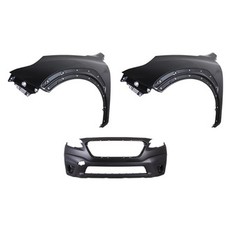 Replace® - 3-Piece (Front Bumper Cover, Driver and Passenger Side Fender) (CAPA Certified)
