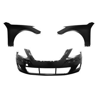 Replace® - 3-Piece (Front Bumper Cover, Driver and Passenger Side Fender) (CAPA Certified)