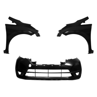 Replace® - 3-Piece (Front Bumper Cover, Driver and Passenger Side Fender) (CAPA Certified)