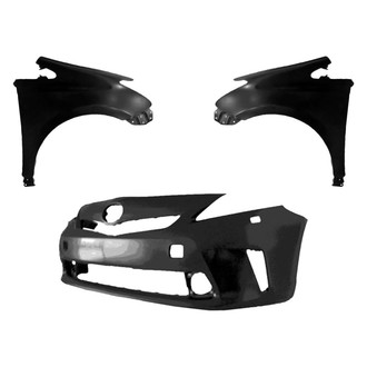 Replace® - 3-Piece (Front Bumper Cover, Driver and Passenger Side Fender) (CAPA Certified)