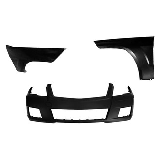 Replace® - 3-Piece (Front Bumper Cover, Driver and Passenger Side Fender) (CAPA Certified)