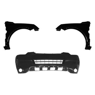 Replace® - 3-Piece (Front Bumper Cover, Driver and Passenger Side Fender) (CAPA Certified)