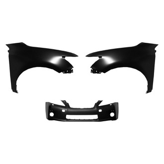 Replace® - 3-Piece (Front Bumper Cover, Driver and Passenger Side Fender) (CAPA Certified)