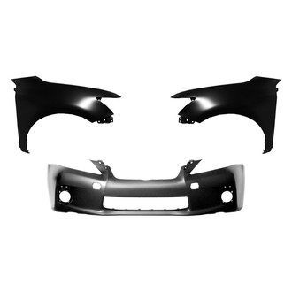 Replace® - 3-Piece (Front Bumper Cover, Driver and Passenger Side Fender) (CAPA Certified)