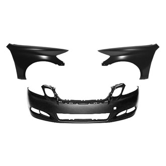 Replace® - 3-Piece (Front Bumper Cover, Driver and Passenger Side Fender) (CAPA Certified)
