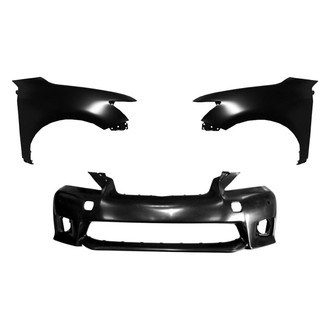 Replace® - 3-Piece (Front Bumper Cover, Driver and Passenger Side Fender) (CAPA Certified)
