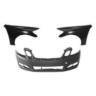 Replace® - 3-Piece (Front Bumper Cover, Driver and Passenger Side Fender) (CAPA Certified)