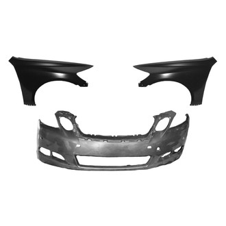 Replace® - 3-Piece (Front Bumper Cover, Driver and Passenger Side Fender) (CAPA Certified)