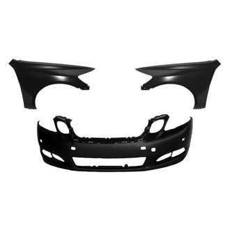 Replace® - 3-Piece (Front Bumper Cover, Driver and Passenger Side Fender) (CAPA Certified)