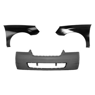 Replace® - 3-Piece (Front Bumper Cover, Driver and Passenger Side Fender) (Platinum Plus)