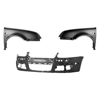 Replace® - 3-Piece (Front Bumper Cover, Driver and Passenger Side Fender) (Platinum Plus)