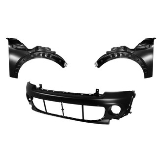 Replace® - 3-Piece (Front Bumper Cover, Driver and Passenger Side Fender) (CAPA Certified)