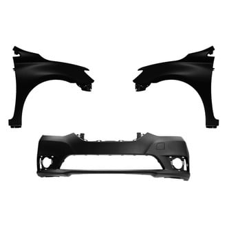 Replace® - 3-Piece (Front Bumper Cover, Driver and Passenger Side Fender) (Platinum Plus)