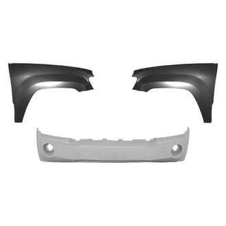 Replace® - 3-Piece (Front Bumper Cover, Driver and Passenger Side Fender) (Platinum Plus)