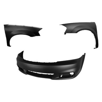 Replace® - 3-Piece (Front Bumper Cover, Driver and Passenger Side Fender) (Platinum Plus)