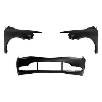 Replace® - 3-Piece (Front Bumper Cover, Driver and Passenger Side Fender) (Platinum Plus)