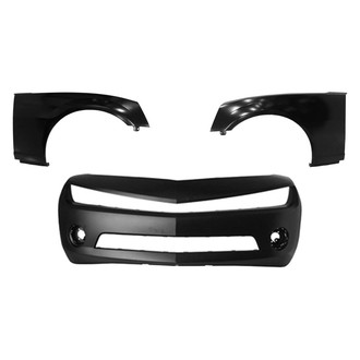 Replace® - 3-Piece (Front Bumper Cover, Driver and Passenger Side Fender) (Platinum Plus)