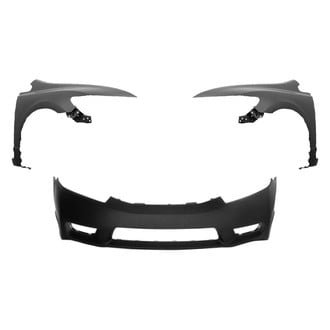 Replace® - 3-Piece (Front Bumper Cover, Driver and Passenger Side Fender) (Platinum Plus)
