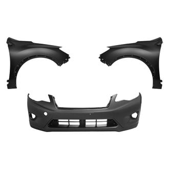 Replace® - 3-Piece (Front Bumper Cover, Driver and Passenger Side Fender) (Platinum Plus)