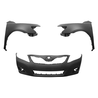 Replace® - 3-Piece (Front Bumper Cover, Driver and Passenger Side Fender) (Platinum Plus)