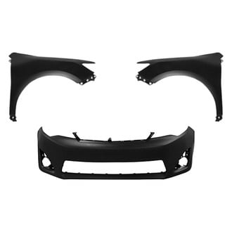 Replace® - 3-Piece (Front Bumper Cover, Driver and Passenger Side Fender) (Platinum Plus)