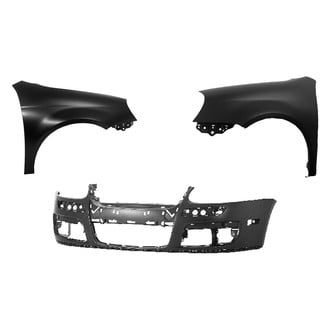 Replace® - 3-Piece (Front Bumper Cover, Driver and Passenger Side Fender) (Platinum Plus)