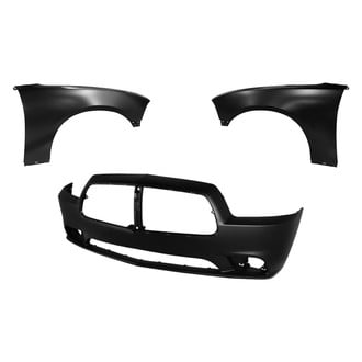 Replace® - 3-Piece (Front Bumper Cover, Driver and Passenger Side Fender) (Platinum Plus)