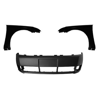 Replace® - 3-Piece (Front Bumper Cover, Driver and Passenger Side Fender) (Platinum Plus)